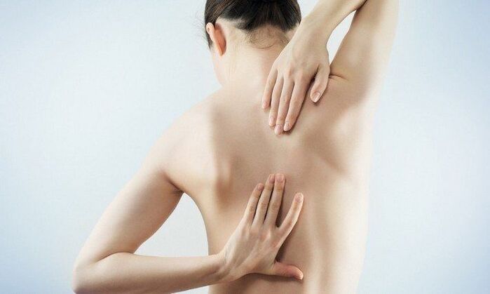 Special symptoms of osteochondrose